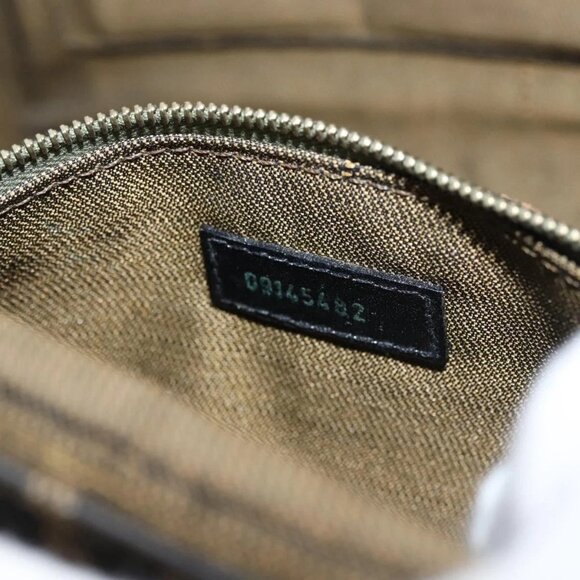 FENDI Zucca Canvas Hand Bag Black Brown Auth 142733 - Picture 11 of 16